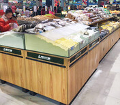 超市散装堆头超市木制散装货架干货货架五谷杂粮造型柜